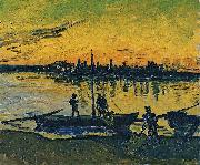 Vincent Van Gogh Downloaders in Arles Spain oil painting artist